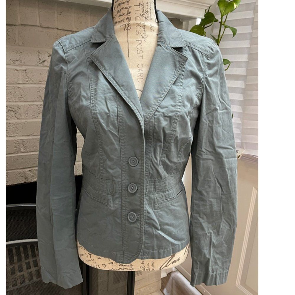 Halogen Steel Blue Blazer Jacket